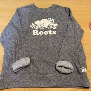 Roots Salt and Pepper Crewneck